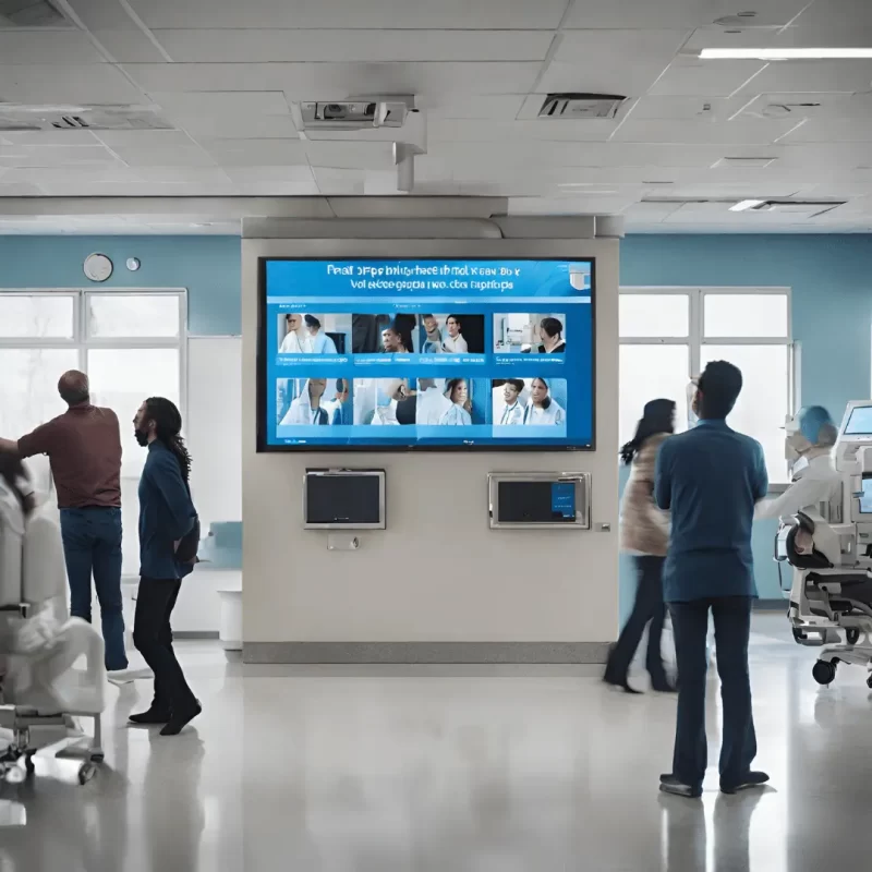 digital signage software infodis slideshow hospital 1