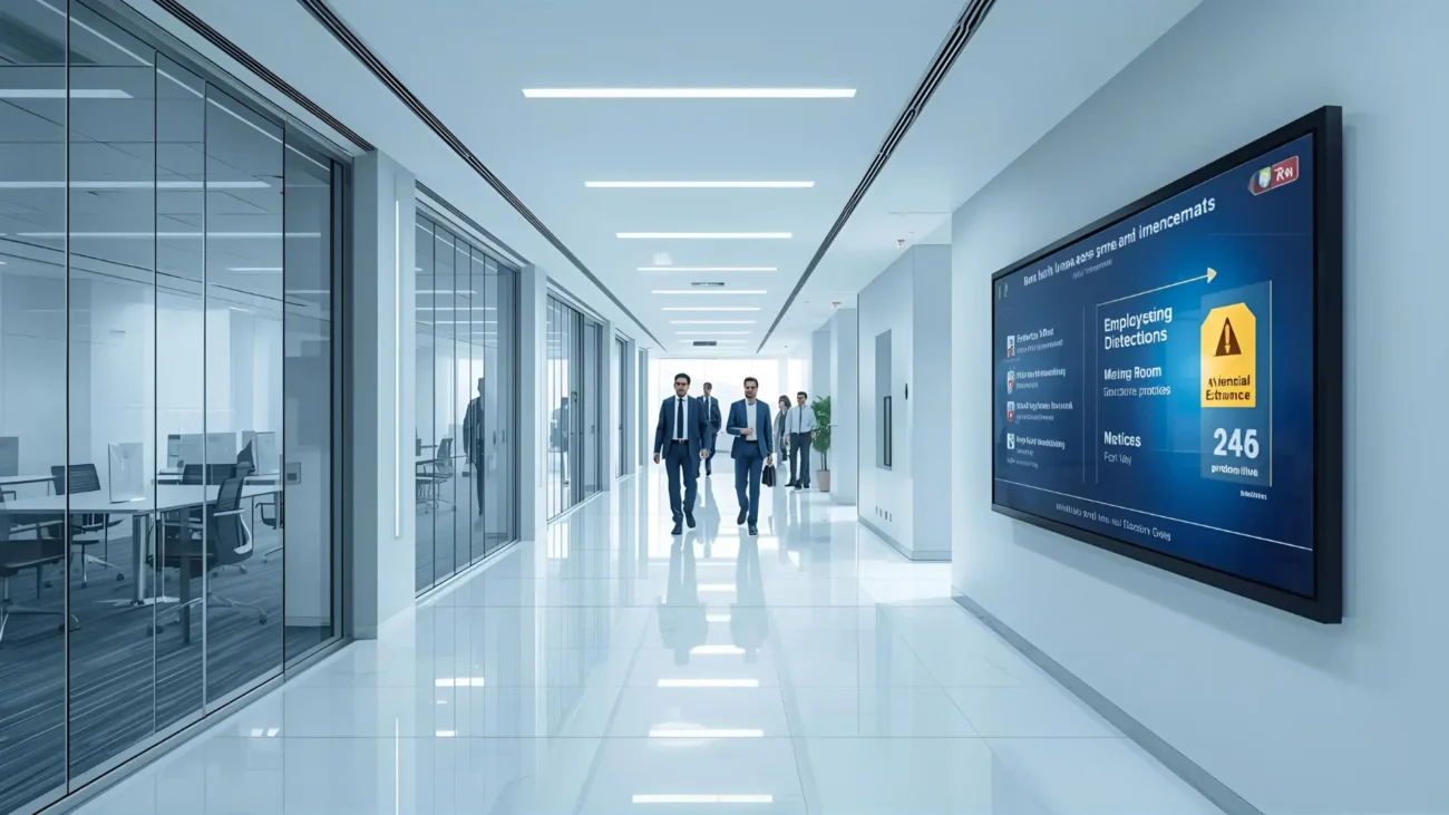 school digital board signage