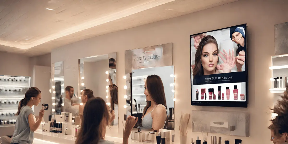 Digital Signage for Beauty Parlor 1