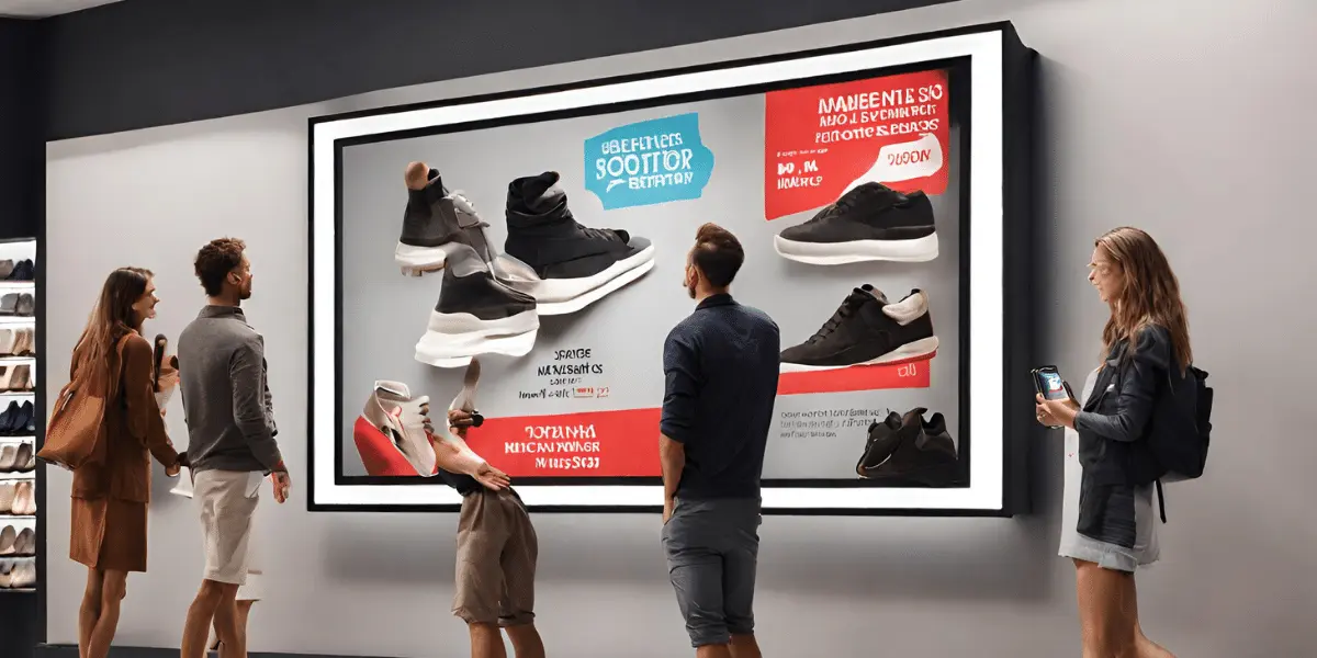 Digital Signage for Footwear store