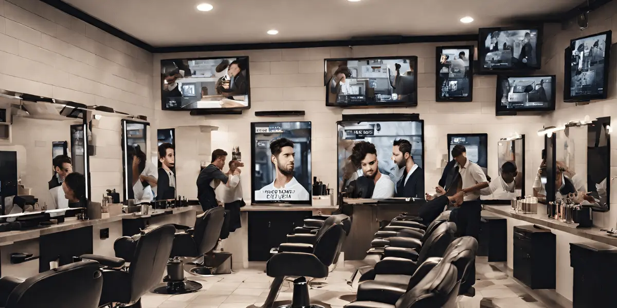 Digital Signage for Hair Salon