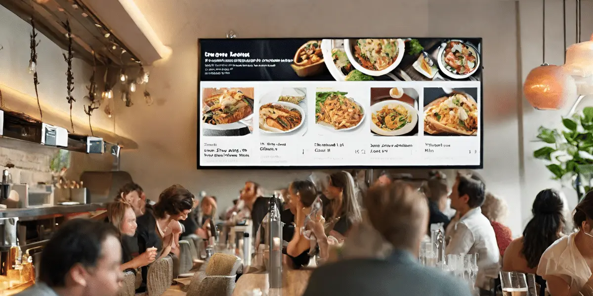 Digital Signage for Restaurants 1