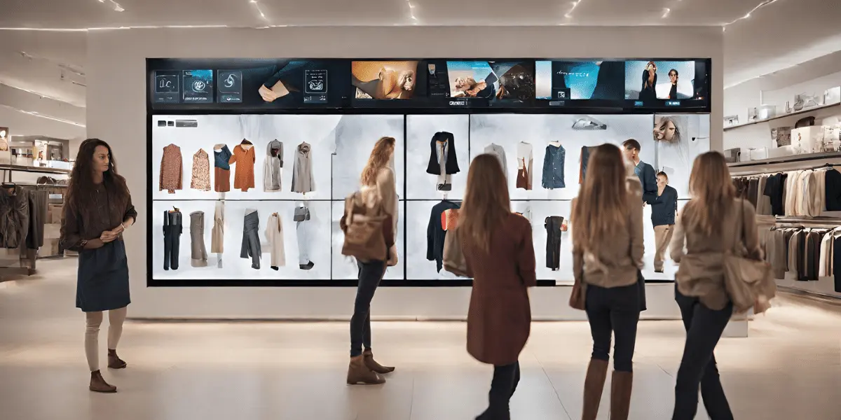 Digital Signage for cloth store 1